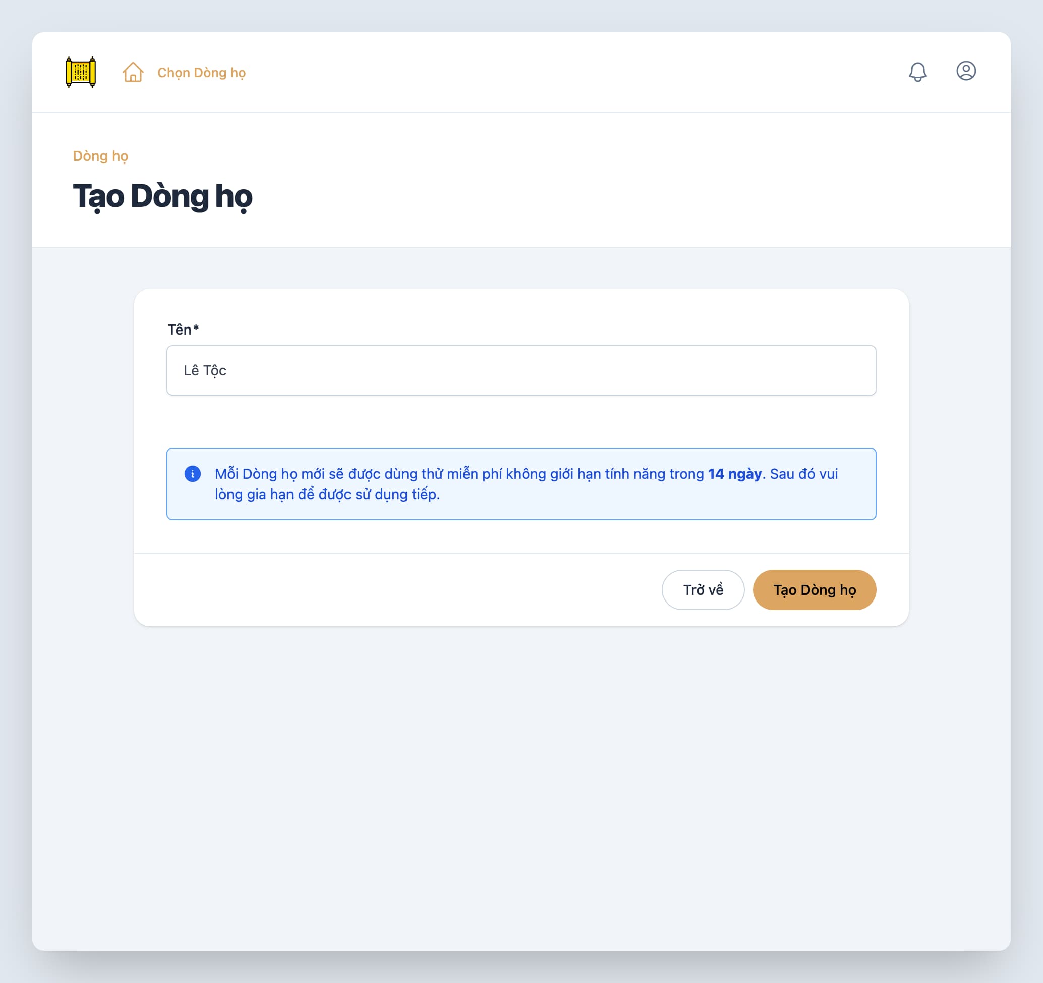Hướng dẫn tạo Gia phả online bằng điện thoại và máy tính